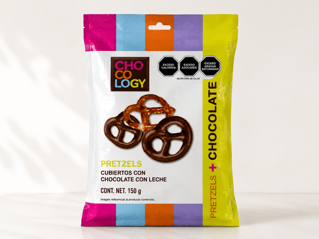 Pretzels Cubiertos De Chocolate (bolsa)