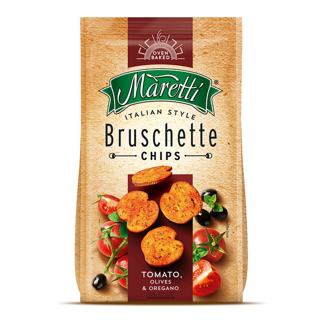 Bruschette Bread Tomato Olive Maretti (bag)