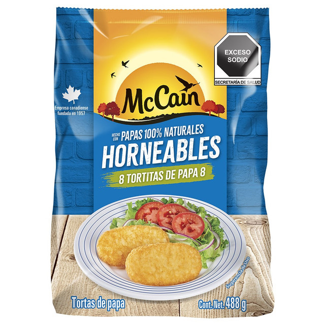 Papas Congeladas Estilo Hashbrown (488grs)