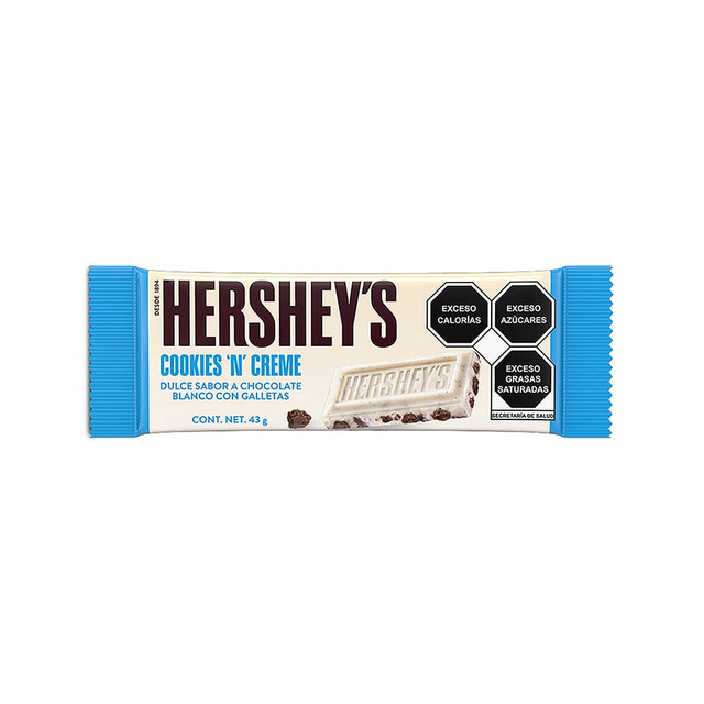 Barra de Chocolate Cookies And Cream (pz)