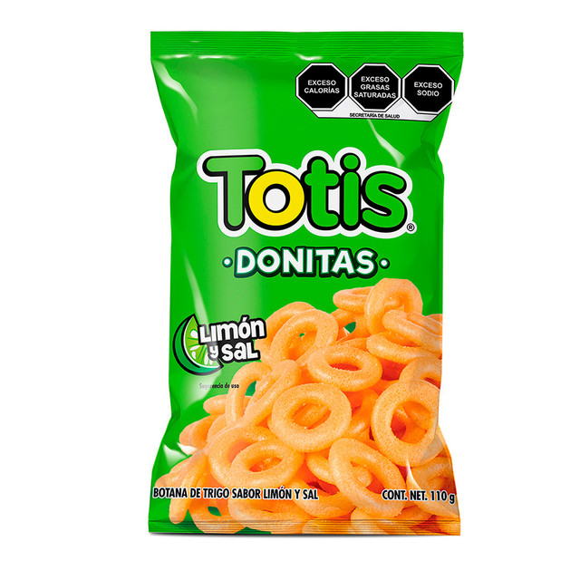 Donita Salt and Lime Chips Totis (bag)