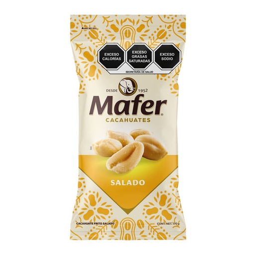 Cacahuates Salados Mafer (170grs)