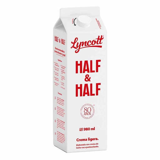 Sustituto De Crema Half & Half (1lt)