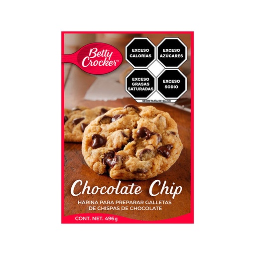 Harina Para Galletas Chocolate Chips Berry Crockers (496grs)