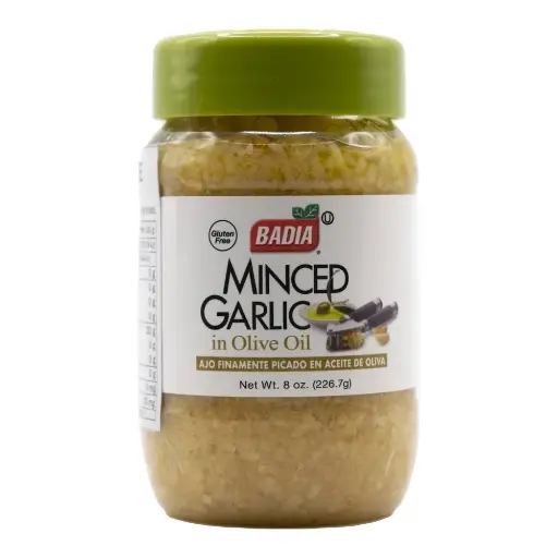 Minced garlic in olive oil (ea) K