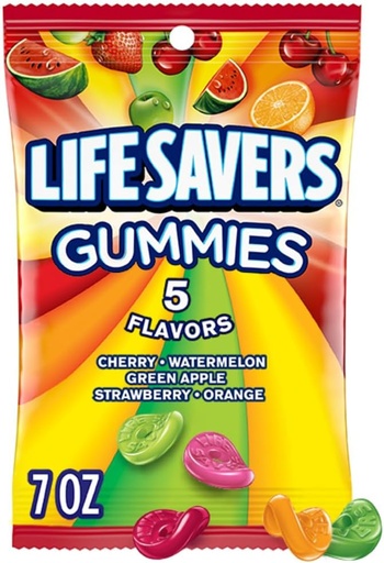 Gummies 5 Flavors Life Savers (bag)